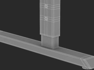 3d gaming desk 2 model 3D Model