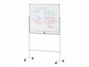 whiteboard with rolling stand Modelo 3D