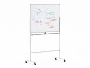 whiteboard with rolling stand 3D Model