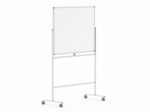 whiteboard with rolling stand 3D Model