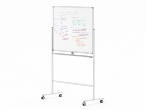 whiteboard with rolling stand 3D Model