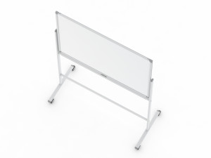 whiteboard with rolling stand 3D Model