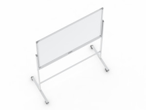 whiteboard with rolling stand 3D Model