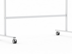 whiteboard with rolling stand 3D Model