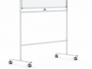 whiteboard with rolling stand 3D Model