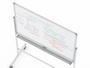 whiteboard with rolling stand 3D Model