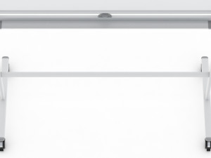 whiteboard with rolling stand 3D Model