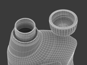 moto scooter engine oil 3D Model
