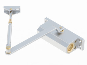 hydraulic door closer 3D Model