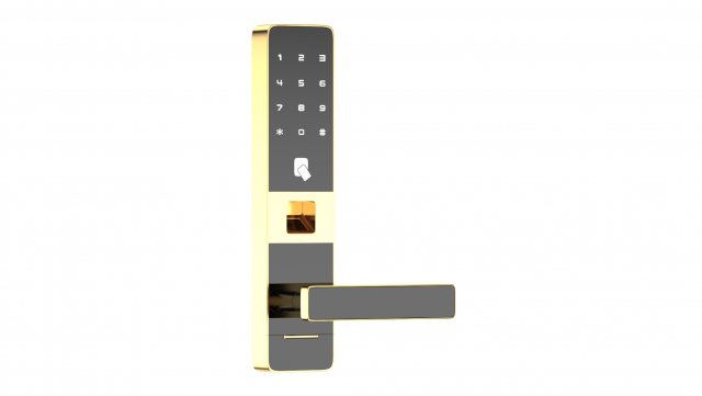 digital electronic door lock 3D Model .c4d .max .obj .3ds .fbx .stl .blend 