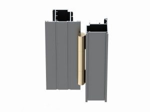 aluminium door hinge 3D 模型