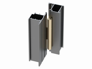 aluminium door hinge 3D 模型