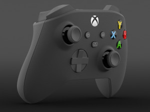 x-box series x controller Modello 3D