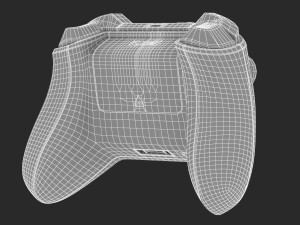 x-box series x controller Modello 3D