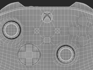 x-box series x controller 3D Model