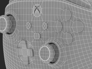 x-box series x controller 3D Model
