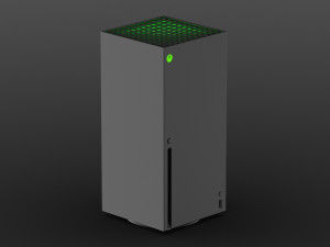 x-box series x console 3D मॉडल