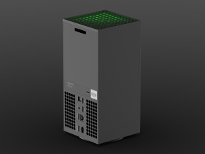 x-box series x console 3D मॉडल