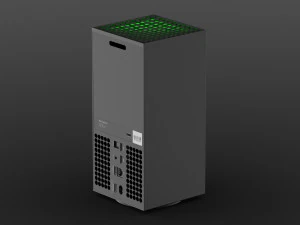 x-box series x console 3D Model