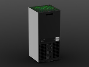 x-box series x console 3D मॉडल