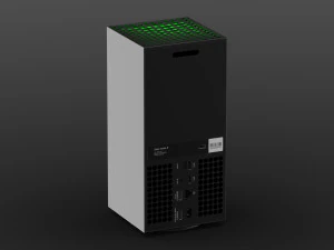 x-box series x console 3D Model