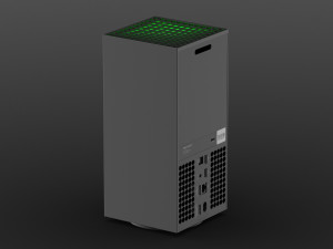 x-box series x console 3D मॉडल