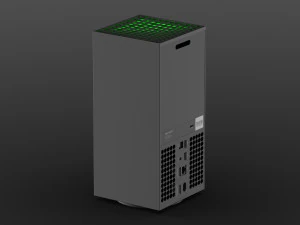 x-box series x console 3D Model