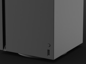 x-box series x console 3D मॉडल