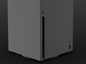 x-box series x console 3D मॉडल