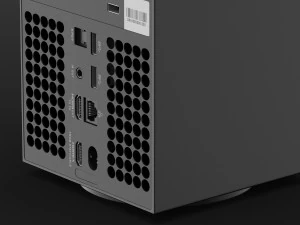x-box series x console 3D Model