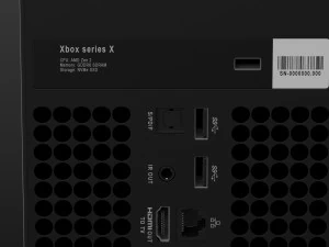 x-box series x console 3D Model