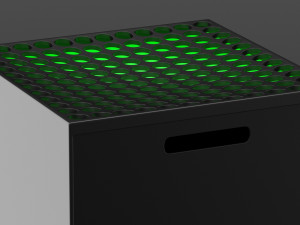x-box series x console 3D मॉडल