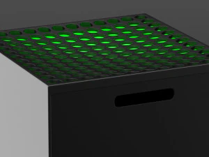 x-box series x console 3D Model