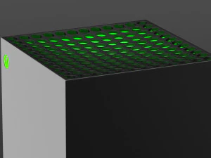 x-box series x console 3D Model