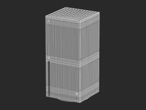 x-box series x console 3D Model