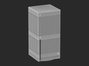 x-box series x console 3D Model