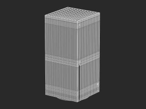 x-box series x console 3D Model