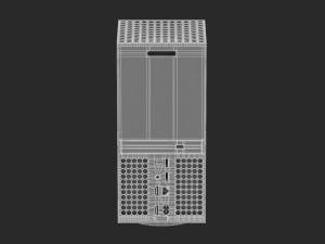 x-box series x console 3D मॉडल