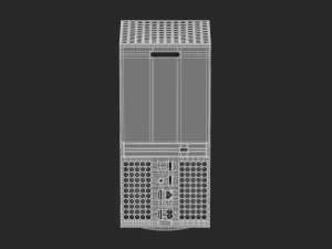x-box series x console 3D Model
