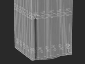 x-box series x console 3D Model