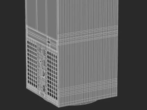x-box series x console 3D Model