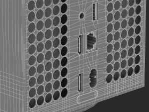 x-box series x console 3D Model
