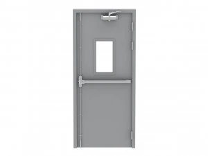 porta unica di uscita tagliafuoco Modello 3D