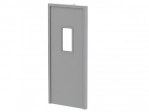 single fire exit door 3D Model