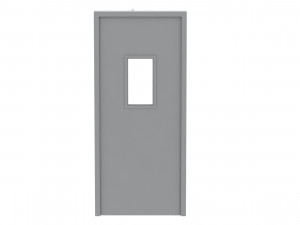 single fire exit door 3D 模型