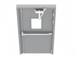 single fire exit door 3D Model