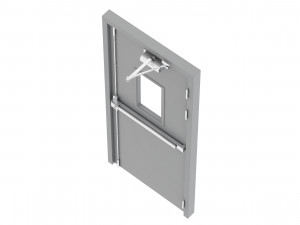 single fire exit door 3D 模型