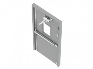 single fire exit door 3D Model