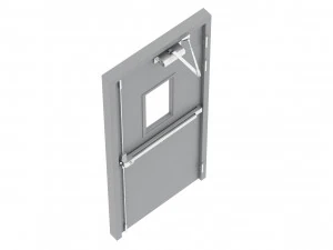 single fire exit door 3D Model