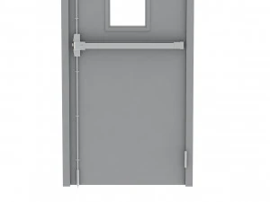 single fire exit door 3D Model